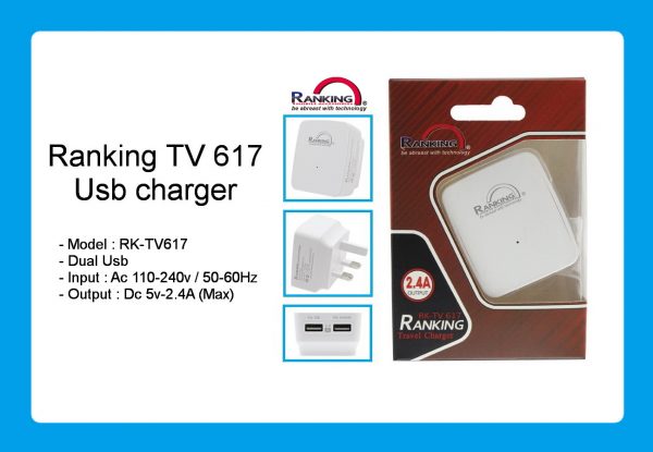 Ranking TV617 Usb Travel Charger - Image 3